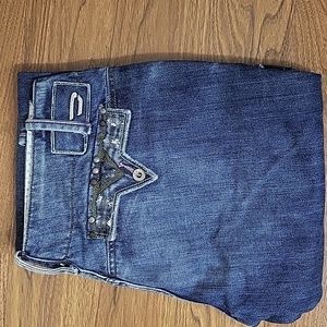 Diesel Women’s Straight Leg Jeans in Dark Indigo Blue